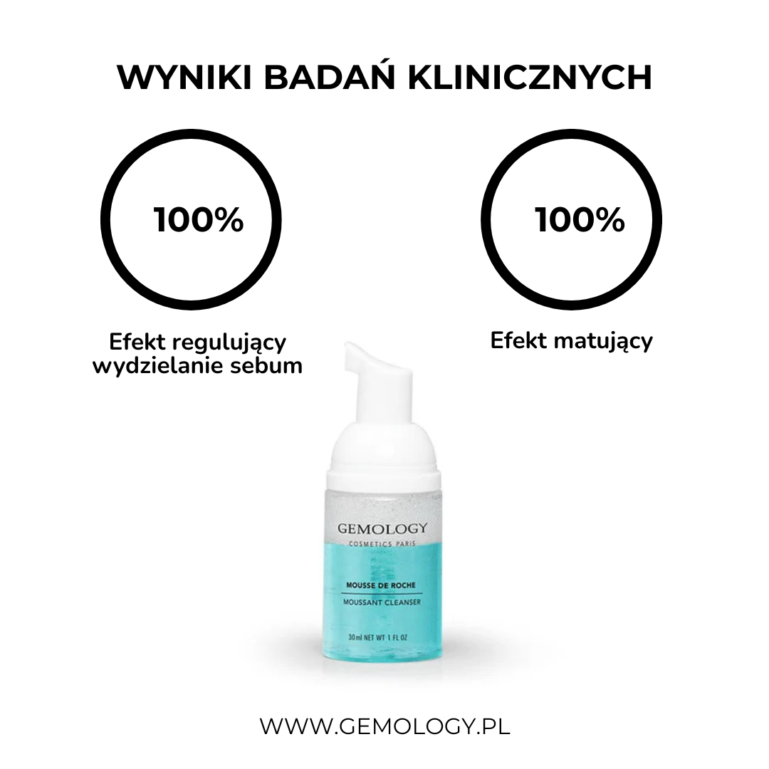 Mousse de Roche - mineralna pianka oczyszczająca - pojemność podróżna